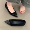 Fashion French Pointed Toe Women's Shoes 2025 Spring New Elegant All-match Elegant Shallow Mouth Low Heel Single-layer Shoes
