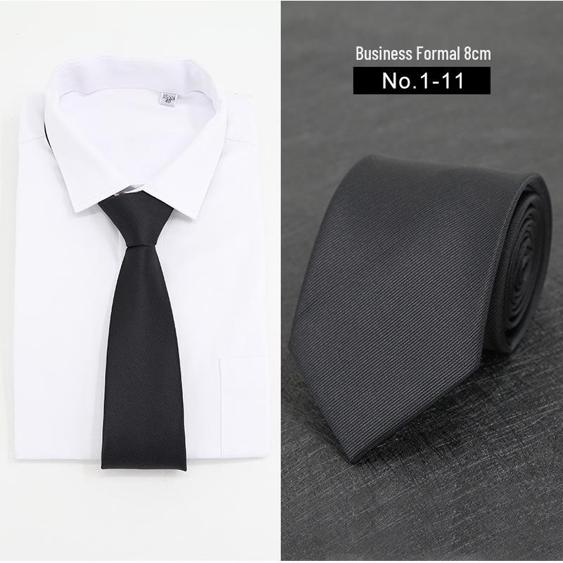Men's Formal Business Casual Solid or Striped Tie