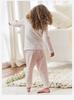 David Bella Girls' Autumn Clothes and Pants Children's Underwear Set Antibacterial and Mite Proof Baby Pajamas