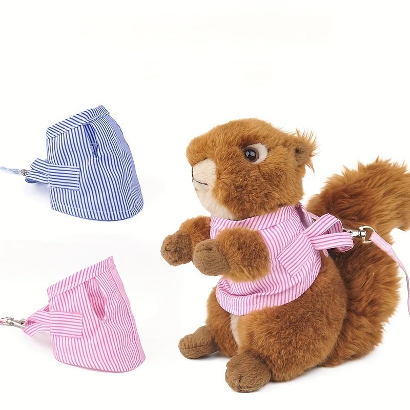 Small Pet Leash Harness Bunny Harness and Leash Set Small Animals Walking Chest Strap for Guinea Pig Hamster Chinchilla Rabbit