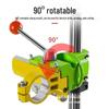 High-Precision Bench Drill Stand - Industrial Grade Multifunctional Hand Drill Holder for Home Use