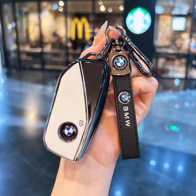 Premium Schlüsselabdeckungen: Kompatibel mit BMW X5, 5er Serie, X7, XM, X1, 7er Serie, I5, IX, MX Schlüsselanhängern.