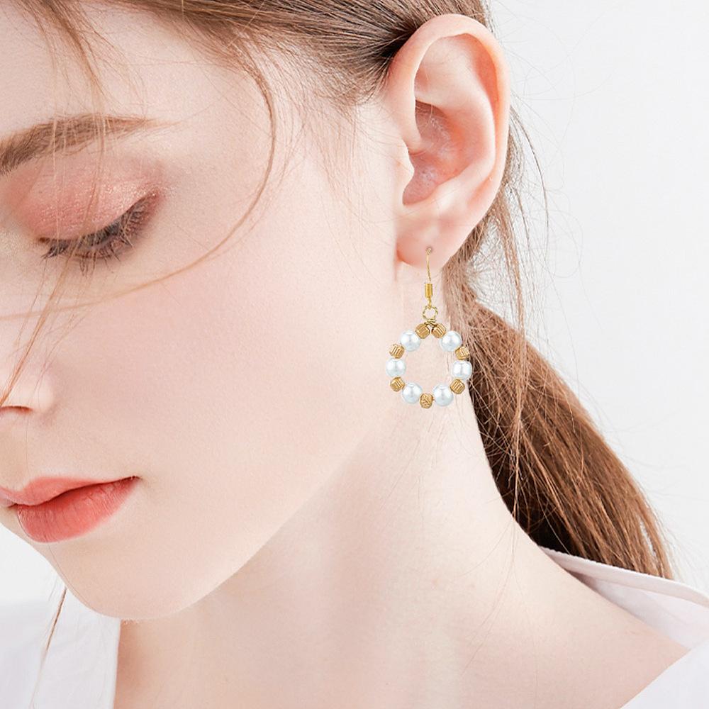 80Pcs 2 Style 201 Stainless Steel Beads, Column, Cadmium Free & Nickel Free & Lead Free, Rondelle, Golden, 4x3.5mm, Hole: 1.6mm, 40pcs/style