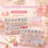 26Key Transparent Stress Relief Keyboard Toy Keychain Cute Children Gift Decompression Keyboard Bag Pendant
