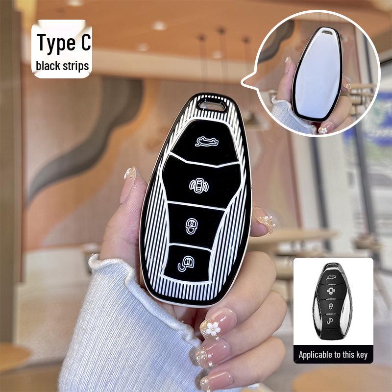 Suitable for Hongqi HS3, HS5, H5, and New H6 Car Key Covers, 24-inch Protective Shells.