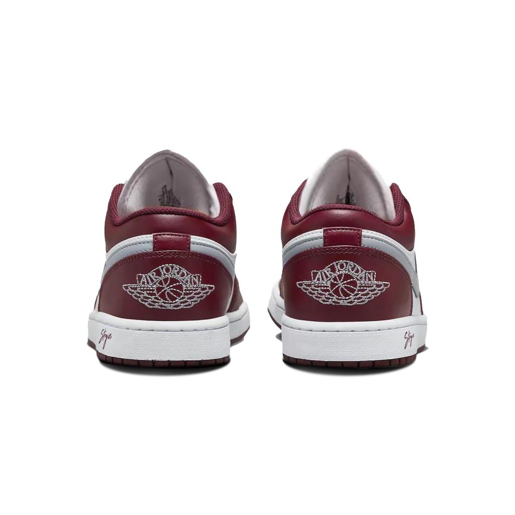 Jordan Air Jordan 1 Pulse Abrasion Resistant Low top Vintage Basketball Shoes Unisex White Red HF3148-102(Team1291-)