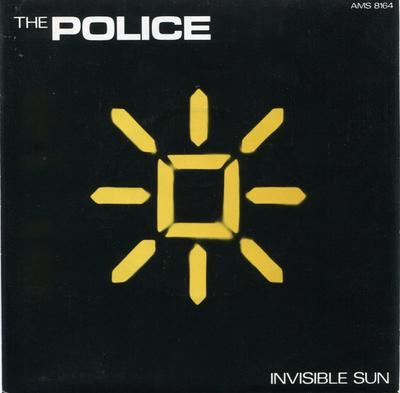 Disc 7 inch POLICE - Invisible Sun AMS8164 A&M Records 1981 UK Rock Folosit