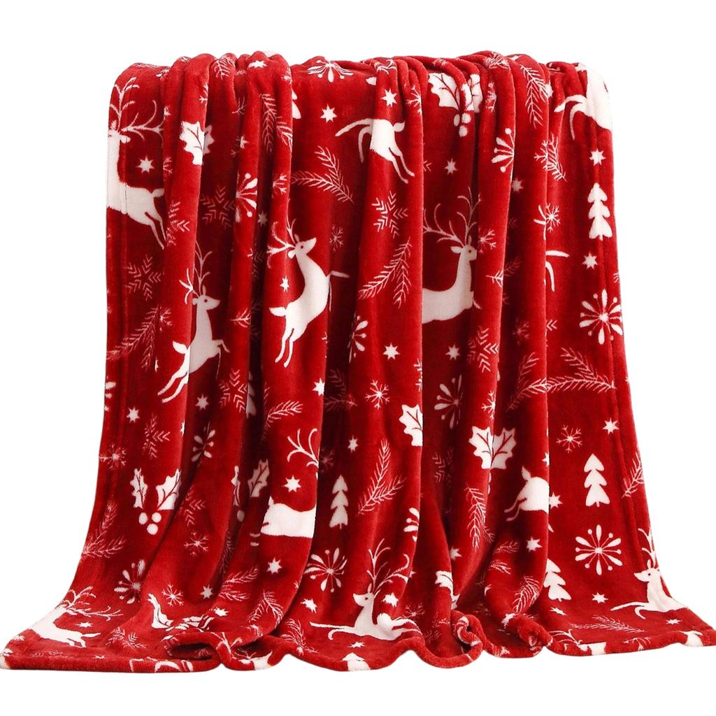 Christmas Blanket. Universal Blanket For The Whole Family. A Must-have For Home Parties