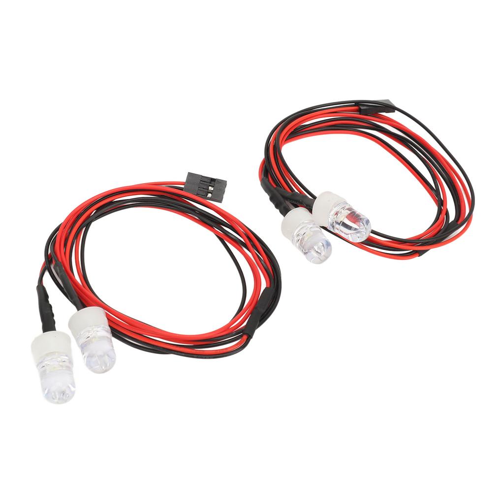 2PCS RC LED Light Kit 8mm Beads RC Lighting Kit Compatible for Traxxas for HSP for Tamiya for