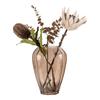 Glass Vase - House Nordic - Ø22x29 Cm - Brown - Scandinavian Style - Decorative Objects