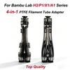 With Filament Cleaning Wiper Expansion Port for Bambu Lab 3D Printers (P1/X1/A1/H2 Series)