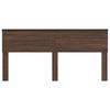 Headboard Brown Oak Effect Particleboard