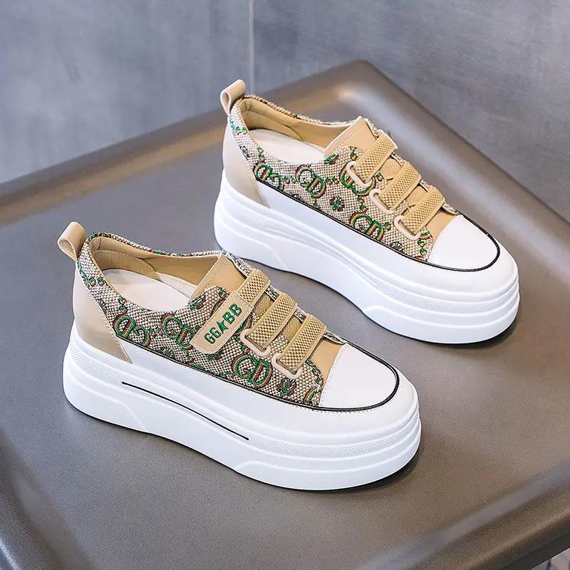 

Спортивная женская обувь корейские спортивные высокие на платформе тенденции 2024 кроссовки обувь для женщин удобные и элегантные качественные AH 40