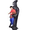 Halloween ghost hugger inflatable costume, adult