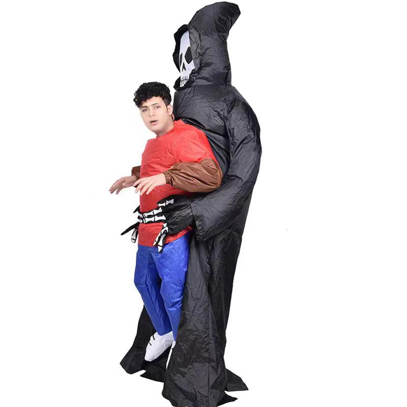Halloween ghost hugger inflatable costume, adult