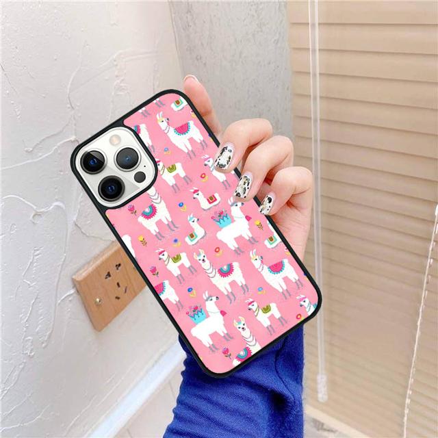 Lama Llama Alpacas Animal Coque Shell For iPhone 17 Air 15 16 14 13 12 Pro Max 11 Pro Max Plus Phone Case Cover