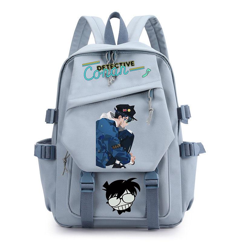 Anime Conan schoolbag children's backpack primary school bag male and female junior high school students college students campus backpack