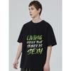 Black T Shirt with Living Proof That Sober Is Sexy Print for Casual Wear and Everyday Style
