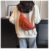 Crossbody Breast Bag Canvas Casual Bag Women's New Trendy Summer Sports Niche Versatile Ins Fanny Bag Women's Bag