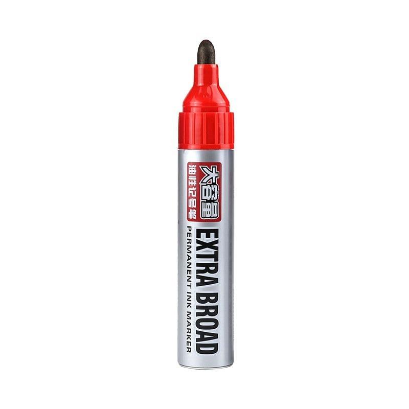 3color Large-Capacity Marker,3mm Round Toe,Oil-Based Big-Ended Marker Pen,Refillable ink,Waterproof,Non-Erasable