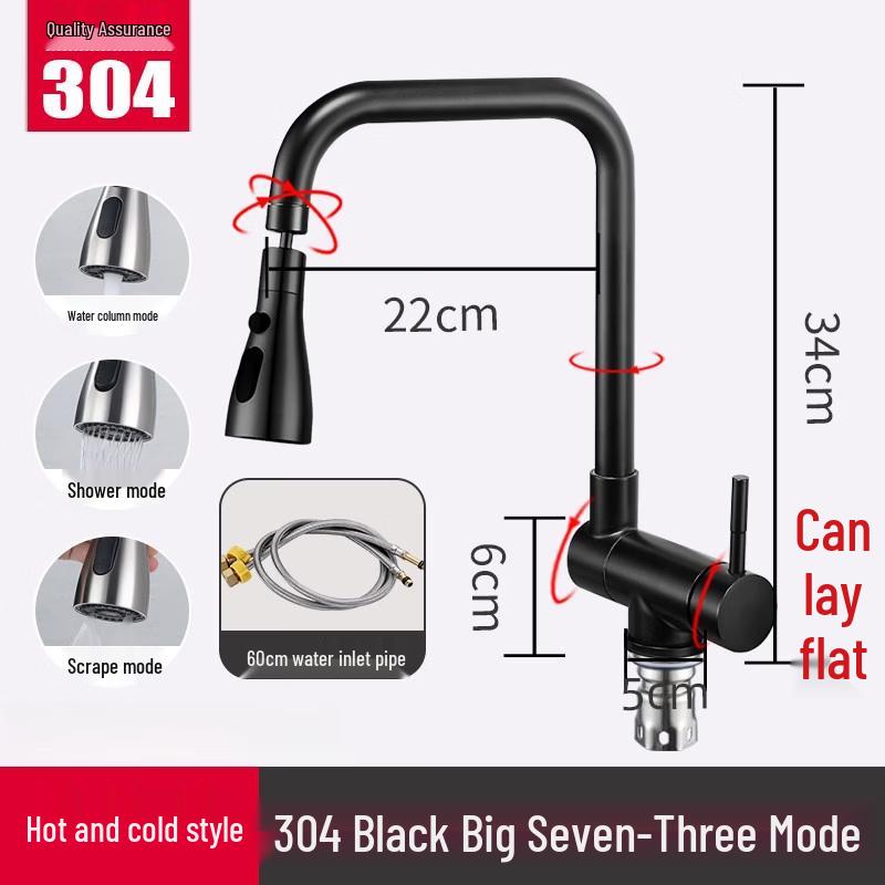 

TLXT Kitchen Foldable Hot & Cold Faucet