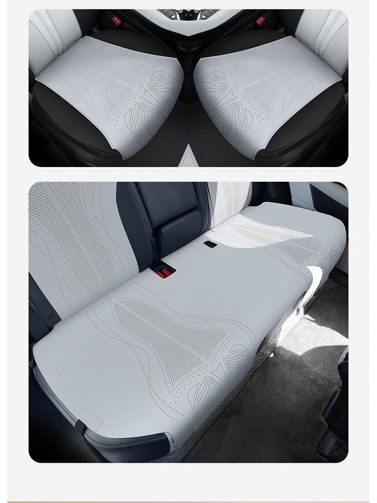BYD Song Pro Suede Seat Cushion Set: Single and Rear Long Cushion