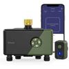 Diivoo Садовий WiFi Таймер поливу 4 зони Автоматичний таймер зрошення Контролер систем поливу з відкладенням через дощ Ручний полив