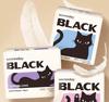 Secretday Black Sanitary Pads Large Wings Fast Absorbing Leak Protection 14 Count Pack of 10 Period Care Daily Feminine Hygiene