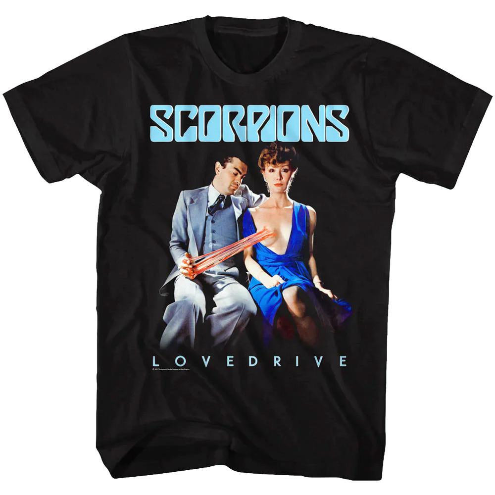 Scorpions Band Lovedrive Melty Shirt Klassisches Schwarzes Unisex-T-Shirt