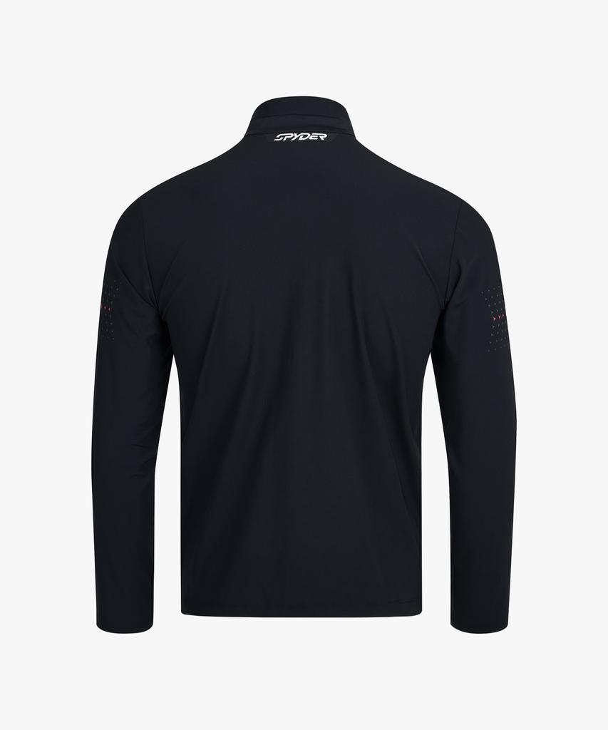 Spyder Men'S Pro Web Cool Cooling Tricot Training Zip-Up Spkmcnft204Mblk
