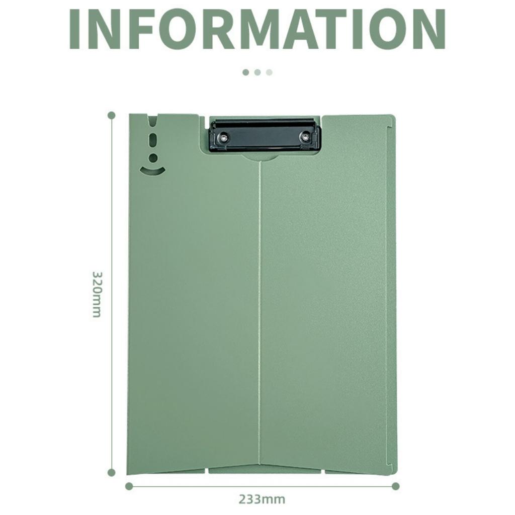 Clipboard Foldable, Folder Clipboard Plastic Clipboards with Profile Clip,File Folder Storag Clipboards for A3 A4 Paper