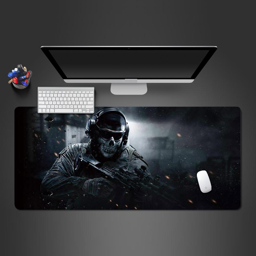 War soldier Mouse Pad Large MousePad XXL Gaming Rubber Lock Desk Mat Computer tablet mini PC Gamers work monitor laptop office