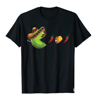 Funny Eating Tacos Cinco De Mayo Boys Kids Woman Men Mexican TShirt Man Tops T Shirt Customized Plain Group T Shirts