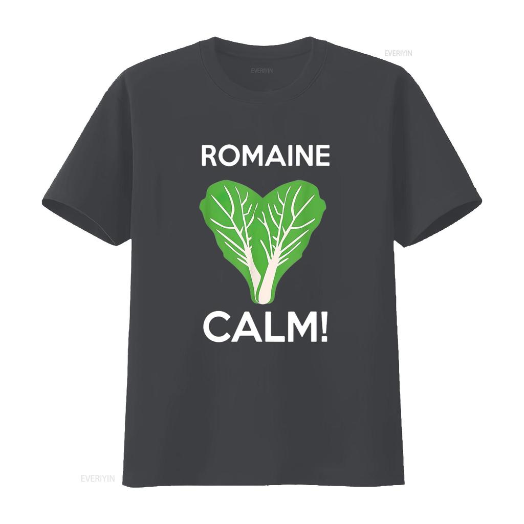Romaine Calm Funny Restaurant Chef Line Cook Cooking Womens T Shirt Black Medium Vintage Washed Streetwear Soft Casual Graphic