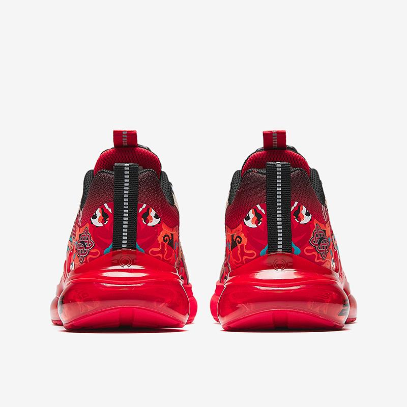 Anta Kids Fabric Energy Storage Warehouse 2.0 New Year Edition Trendy Breathable Low-Top Running Shoes Men Running Shoes Hot-Red Black 312515504-1