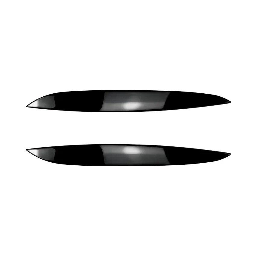 

Для Volkswagen VW Golf 4 MK4 веки передние фары брови крышка крышки отделка наклейка вентиляционный диффузор Декор автомобильные аксессуары Gloss Black