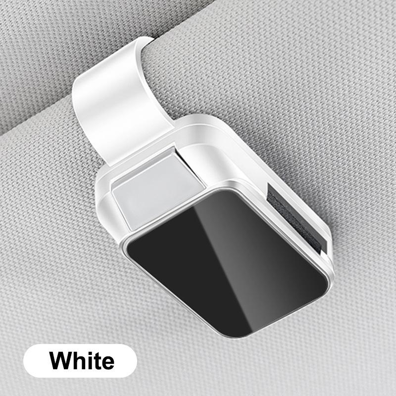 

1PC Car Glasses Clip, Car Sun Visor Automotive Hanger Clip Ticket Card Mount Clips Sunglasses Holders For Car Accessories белый