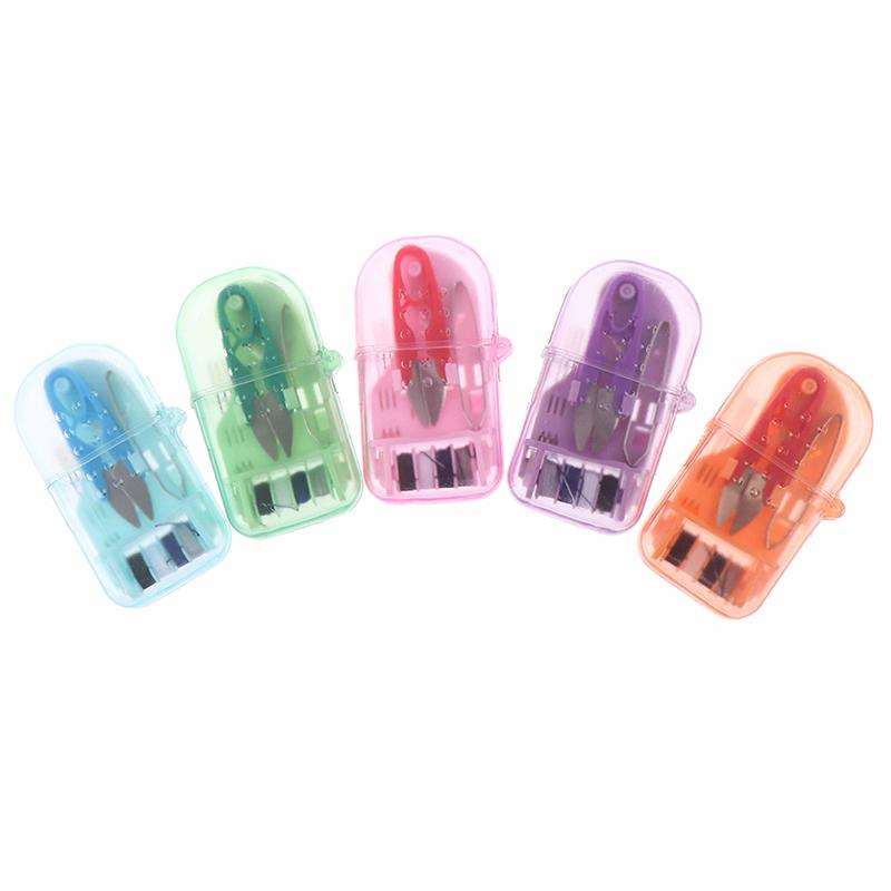 Home Travel Portable Mini Portable Sewing Kit Sewing Box Sewing Tool Box Needle