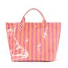 Neue Polyester Reisehandtasche Große Kapazität Faltbare Reisetasche Gestreiftes Design Reiseaufbewahrung Kabine Unter dem Sitz