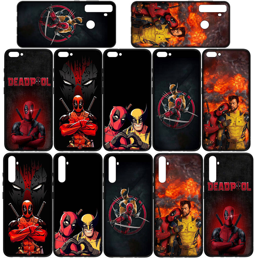for iPhone 17 16 15 Xiaomi Poco F7 F8 X7 X6 C85 C75 C71 M8 Redmi Note 14 13 12 11 Pro Max 14C 13C 15C A3 A4 Phone Case Comics Deadpool Wolverine Cover