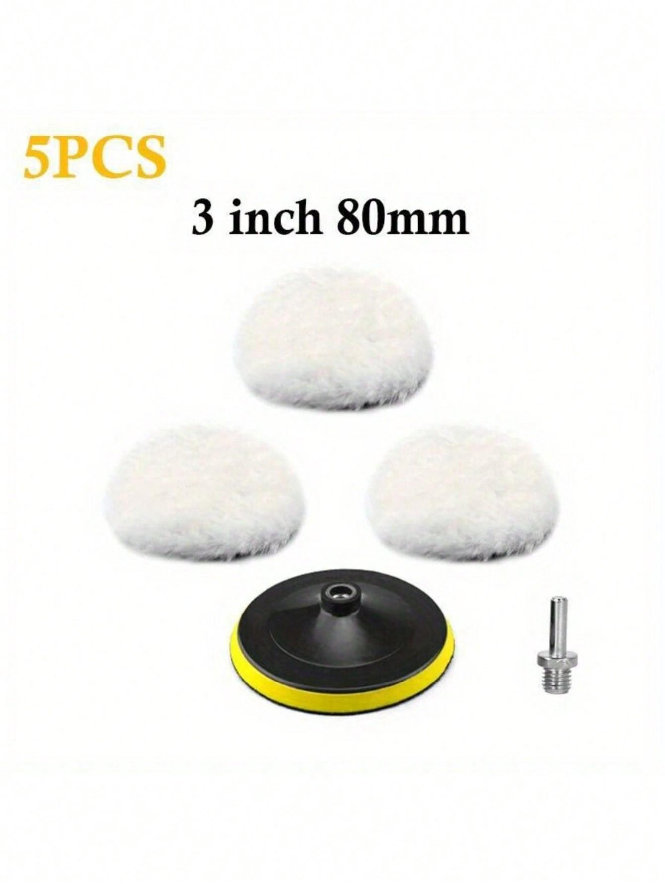 5/11/22pcs Car Polishing Sponge Pads Kit Foam Pad Buffer Kit Polishing Machine Wax Pads for Auto Motorcycle motor vehicle Removes Scratches 3inch/5pcs