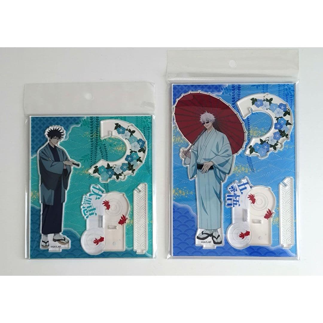 Used Jujutsu Kaisen Juju Tansen Shinkansen JR Kyoto Acrylic Stand Megumi Fushiguro Satoru Gojo