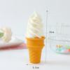 Simulation Ice Cream Model Realistic Artificial Ice Cream Cone Fake Food Dessert Shop Window Display Model Photo Props Kids Toy