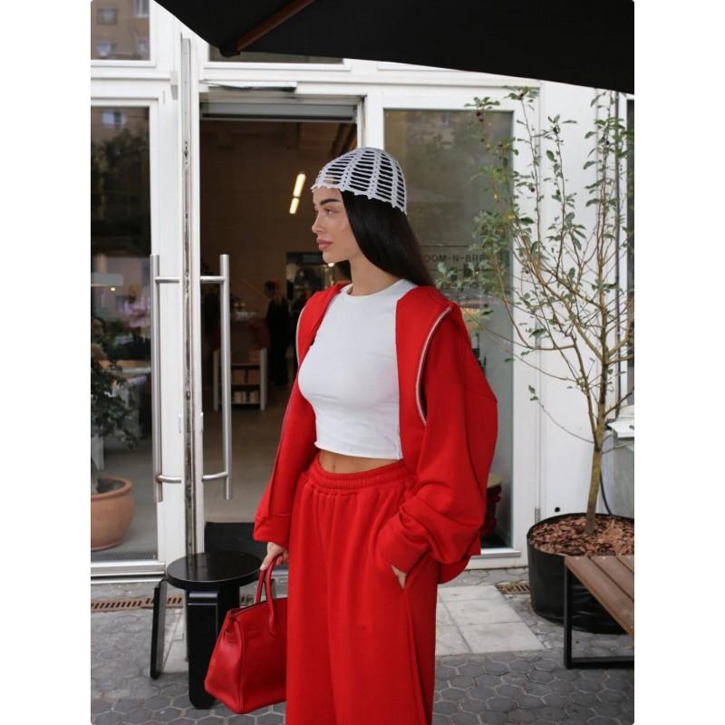 Damen Kapuzen-Reißverschluss Sportbekleidungsset Mit Kordelzug Hose Lässiges Streetwear Outfit Herbst