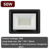220V IP66 Waterproof Garden LED Spotlight 100W 50W 30W High Brightness LED Suitable for Outdoor Lighting in Garden Streets