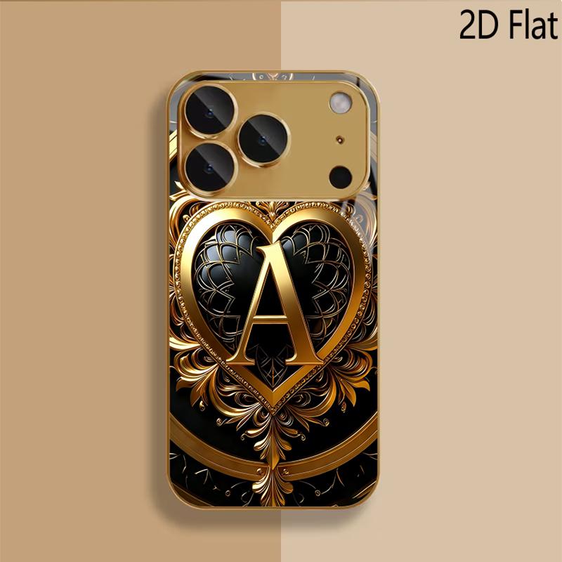crown A Patterned tempered glass design for iPhone16 17 ProMax 1514 1312 11ProMax Phone Case Camera Cover Shockproof Hard Back