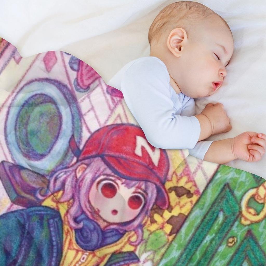 A fairy tale in front of the door Throw Blanket blankets and throws Sofas wednesday Stuffeds Blankets