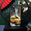 NYC Yellow Taxi Phone Case For IPhone 17 Pro Max 16 15 14 Pro Max 13 11 Air Plus Silicone Cover