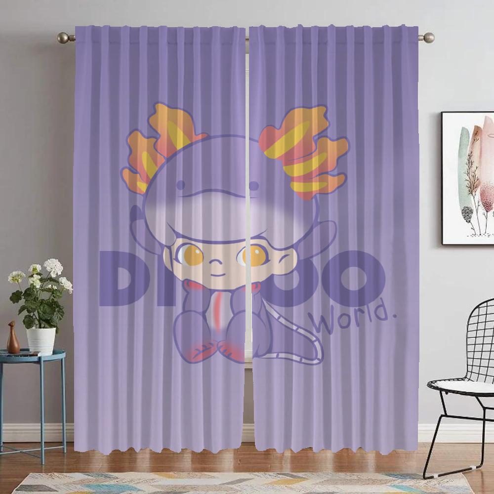 

Каваий Шкаллпанда Затемняющие шторы для камеры Домашние шторы для гостиной Перегородки Шторы для окон Кухня W50xH70cmx2pcs-CL