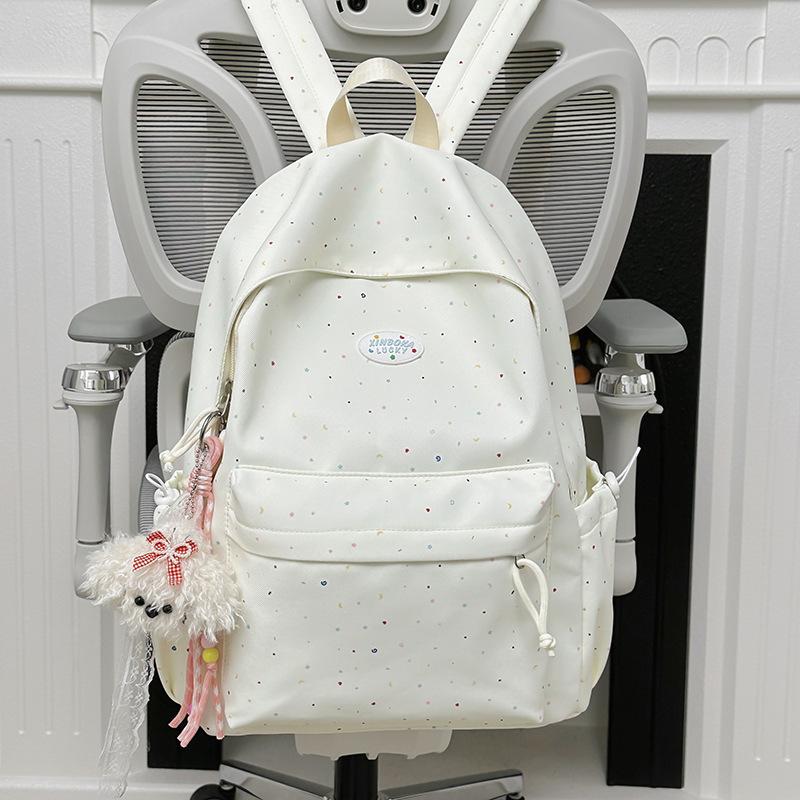Zaino coreano nuovo piccolo fresco pois zaino femminile studenti delle scuole medie ins versatile grande capacità zaino stile campus